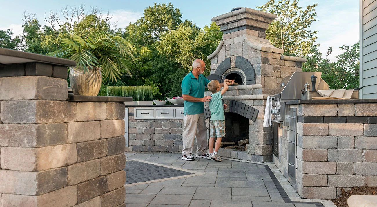 Brussels Dimensional Stone Outdoor Kitchen Limestone 4969